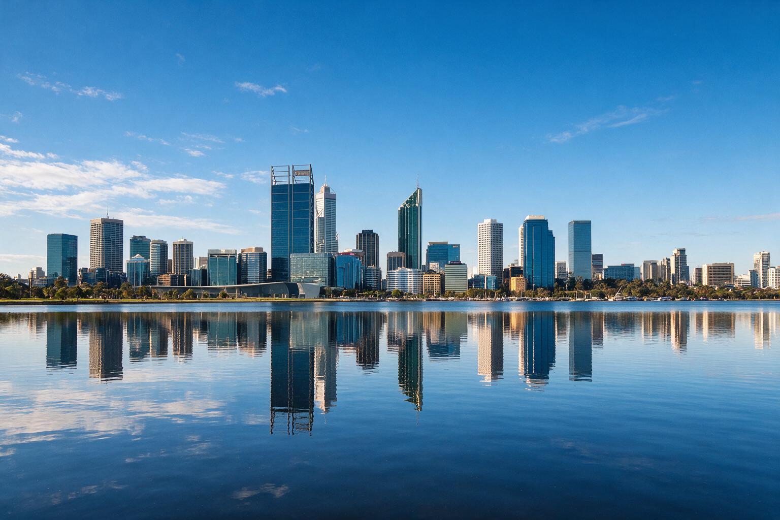 Perth — Swan River skyline